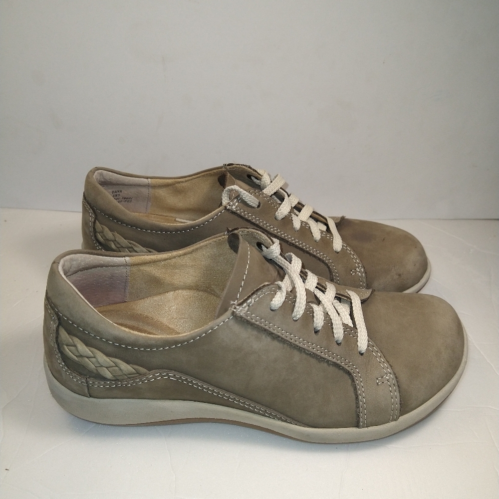Aetrex Dana Brown Leather Comfort Lace Up Oxford Shoes Women's sz 7